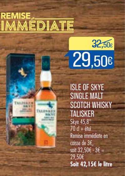 isle of skye single malt scotch whisky talisker