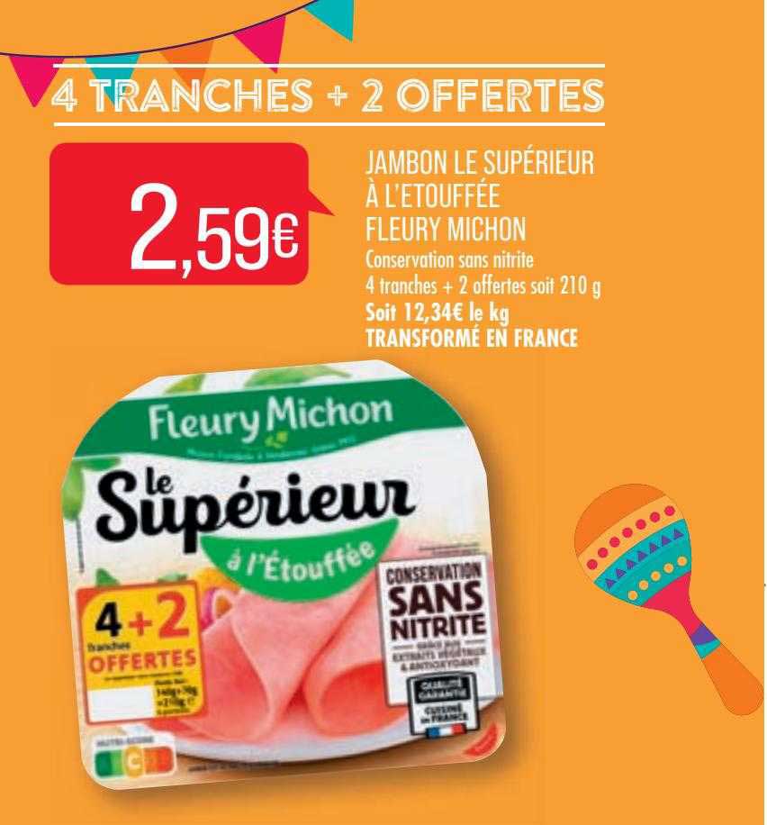jambon le supérieur à l'étouffée fleury michon