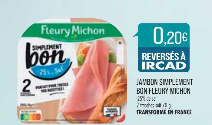 jambon simplement bon fleury michon