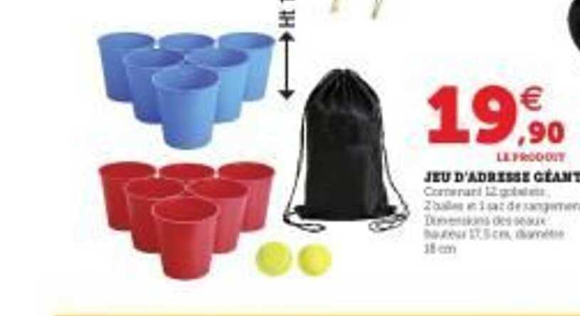 jeu d'adresse géant