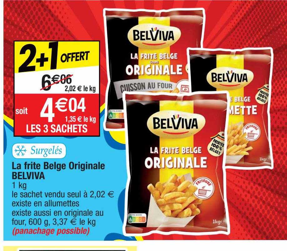 la frite belge originale belviva