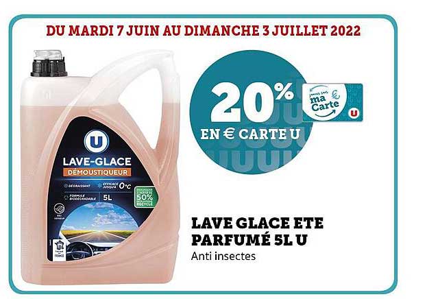 lave glace été parfumé 5l u