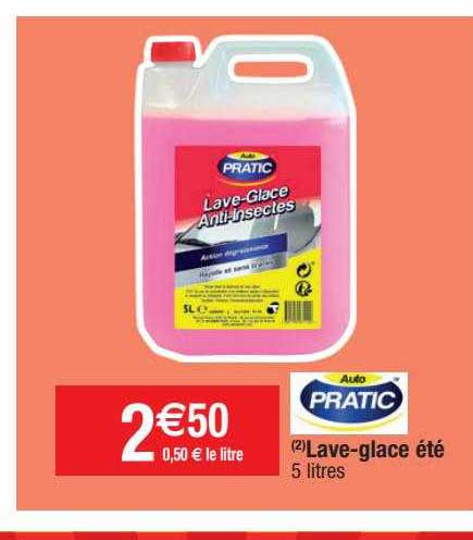 lave-glace été pratic