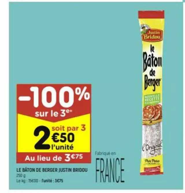 le bâton de berger justin bridou