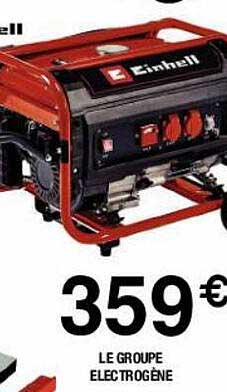 le groupe électrogène einhell