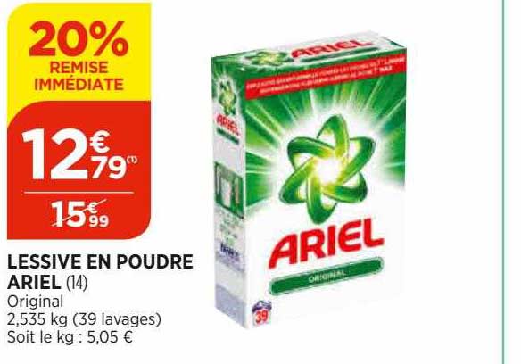 Lessive En Poudre Ariel