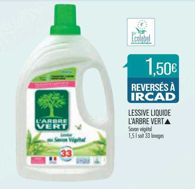 lessive liquide l'arbre vert