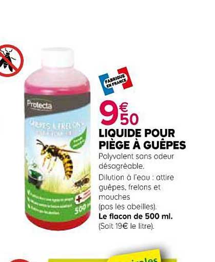 Liquide Pour Piège à Guêpes Protecta