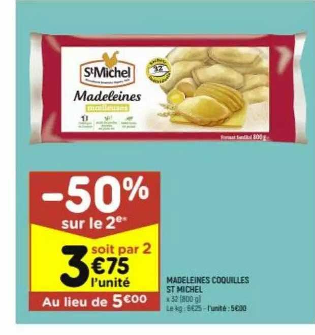 Madeleines Coquilles St Michel