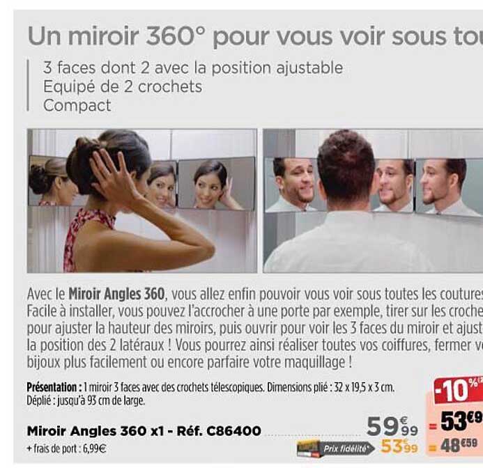 miroir angles 360