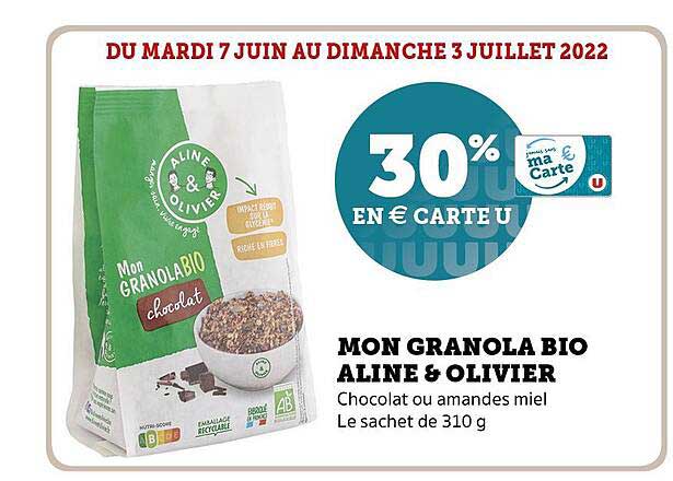 mon granola bio aline & olivier