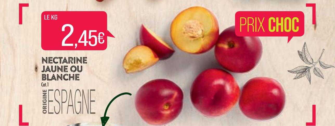 Nectarine Jaune Ou Blanche