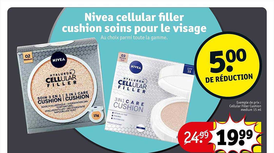 Nivea Cellular Filler Cushion Soins Pour Le Visage