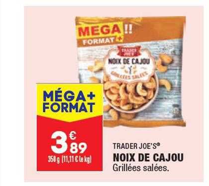 noix de cajou trader joe's