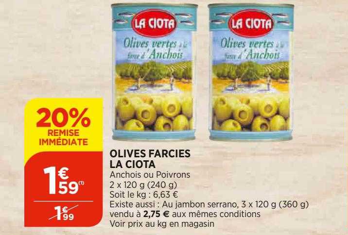 Olives Farcies La Ciota