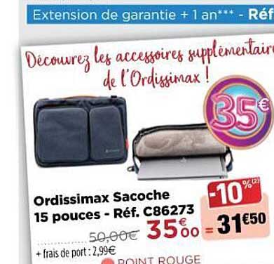 ordissimax sacoche 15 pouces