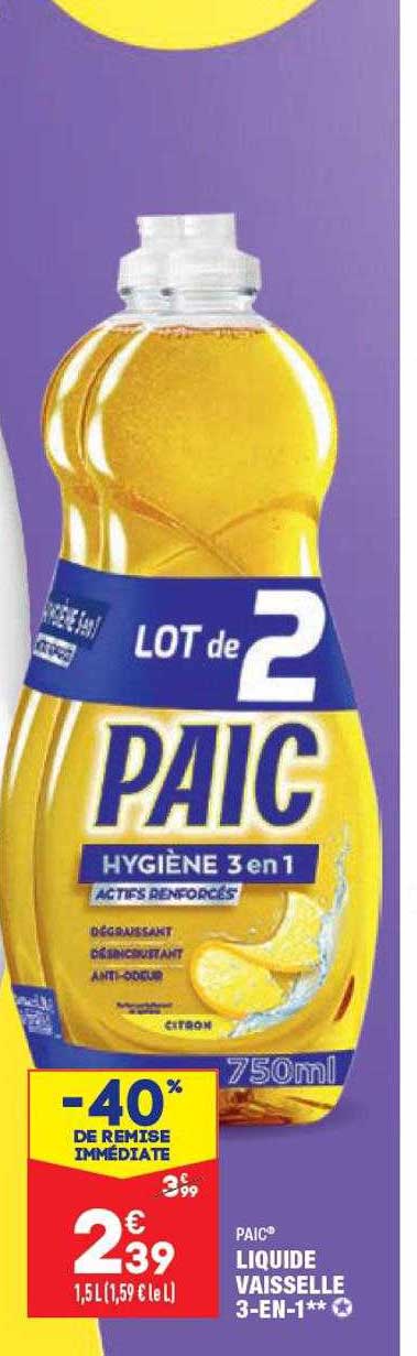 Paic Liquide Vaisselle