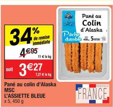 pané au colin d'alaska msc l'assiette bleue