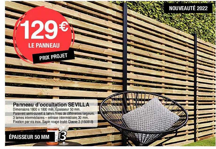 panneau d'occultation sevilla