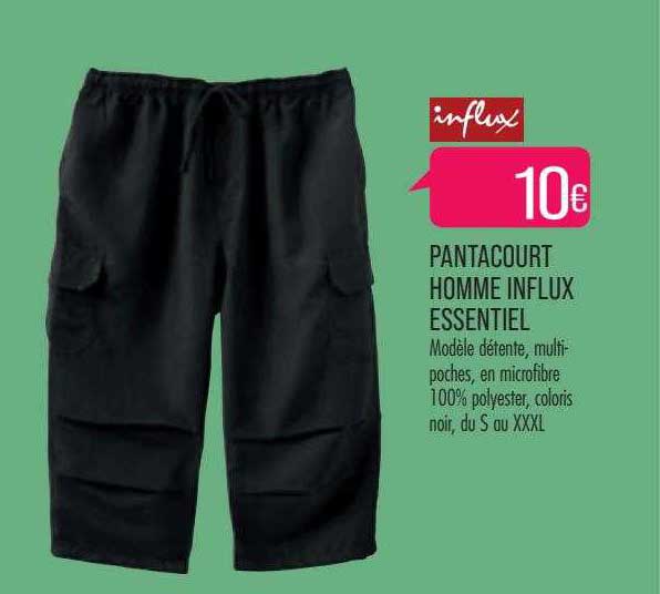 Pantacourt Homme Influx Essentiel
