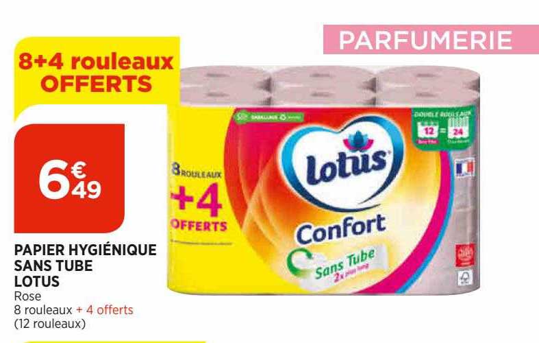 Papier Hygiénique Sans Tube Lotus