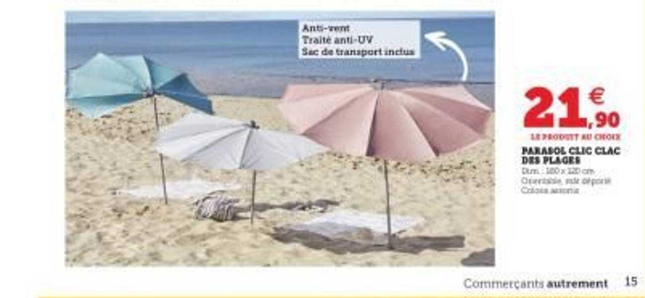 Parasol Clic Clac Des Plages