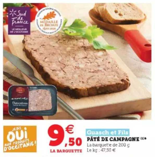 Pâté De Campagne Guasch Et Fils