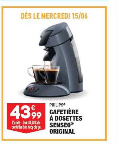 Philips Cafetière à Dosettes Senseo Original