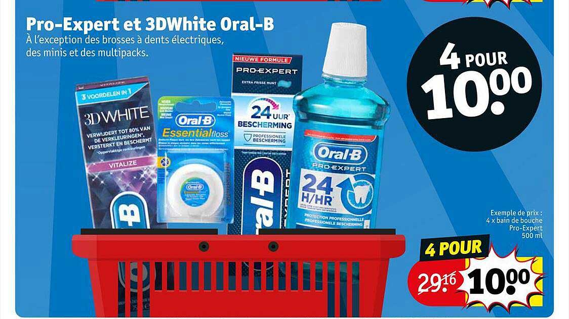 pro-expert et 3dwhite oral-b