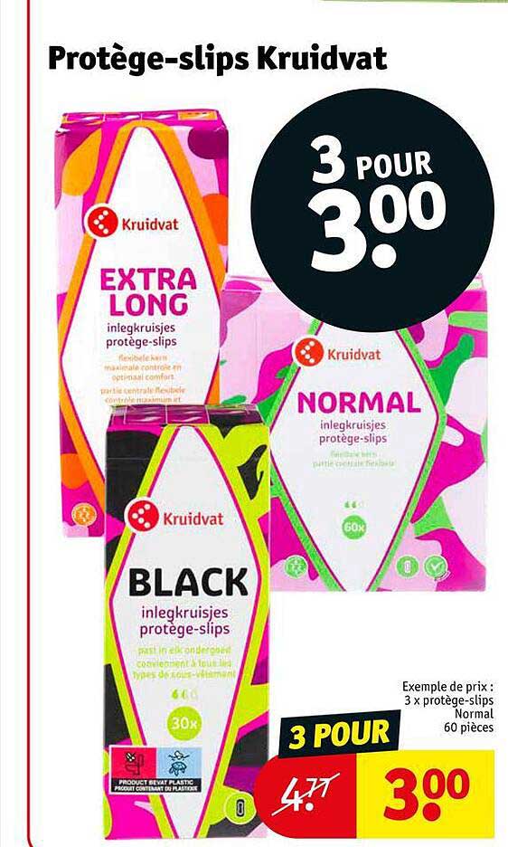 protège-slips kruidvat
