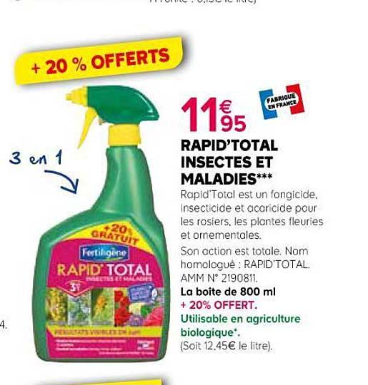 rapid'total insectes et maladies