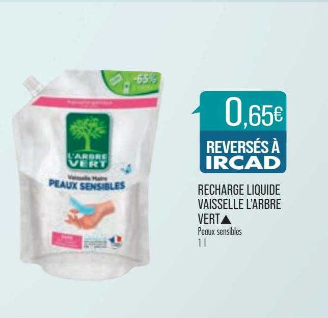 Recharge Liquide Vaisselle L'arbre Vert