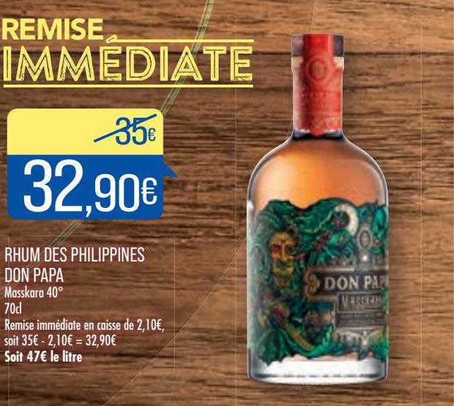 rhum des philippines don papa