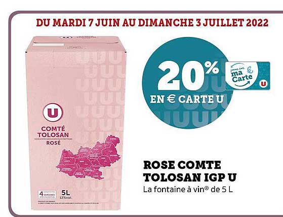 rose comté tolosan igp u