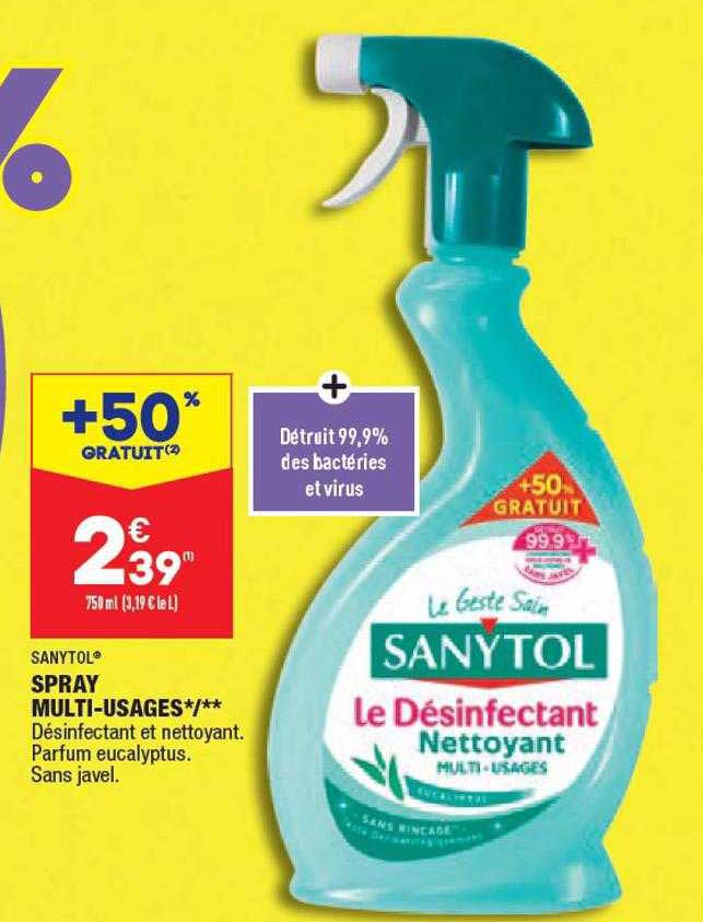 sanytol spray multi-usages