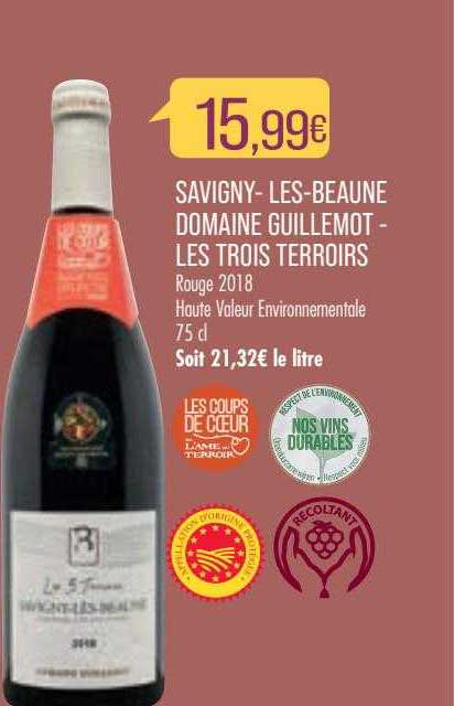 savigny-les-beaune domaine guillemot - les tois terroirs
