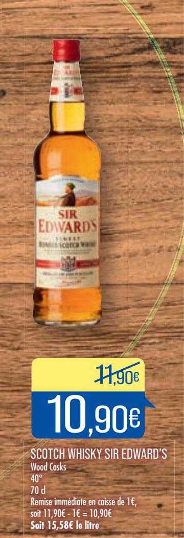 scotch whisky sir edward's