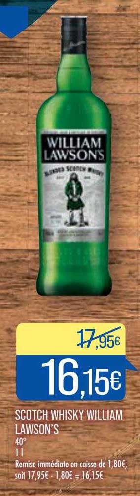 scotch whisky william lawson's