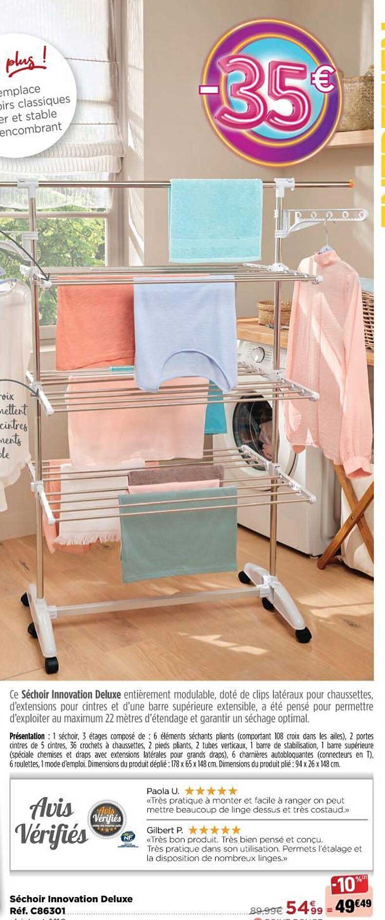 Séchoir Innovation Deluxe