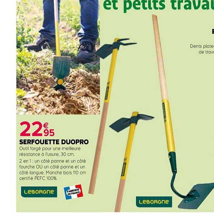 Serfouette Duopro Leborgne