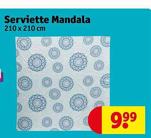 serviette mandala