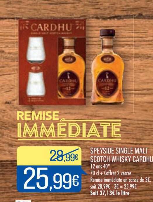 speyside single malt scotch whisky cardhu