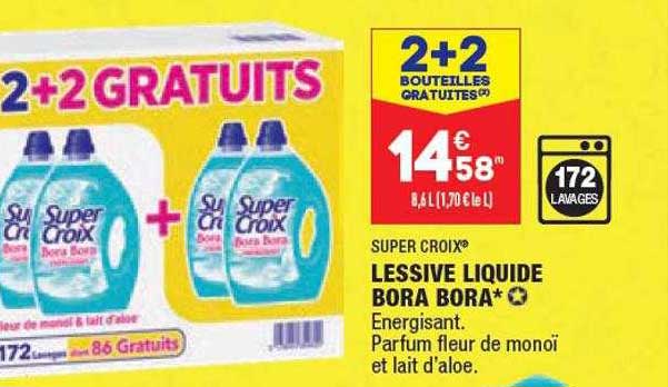 Super Croix Lessive Liquide Bora Bora