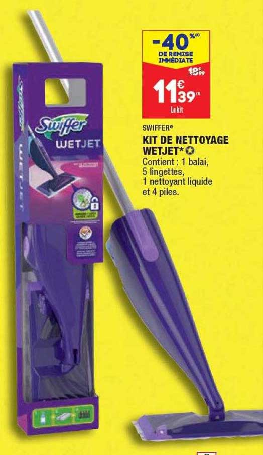 Swiffer Kit De Nettoyage Wetjet
