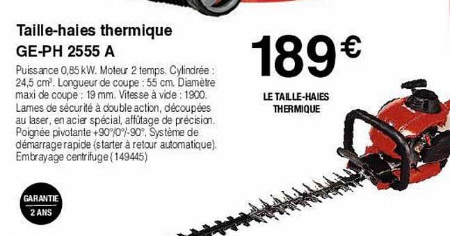 taille-haies thermique ge-ph 2555 a