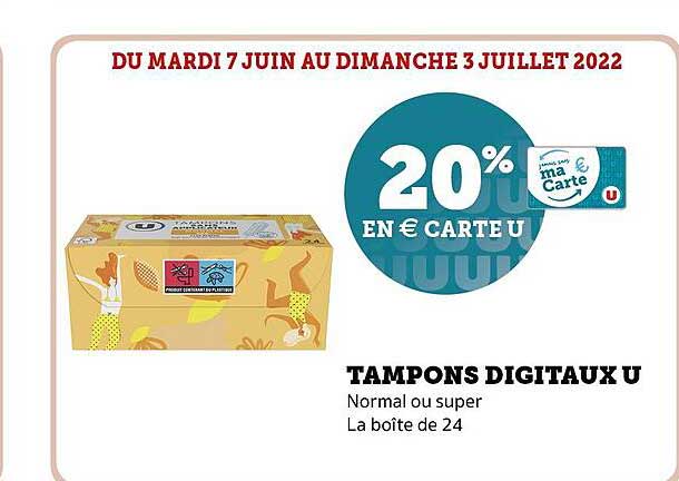 tampons digitaux U