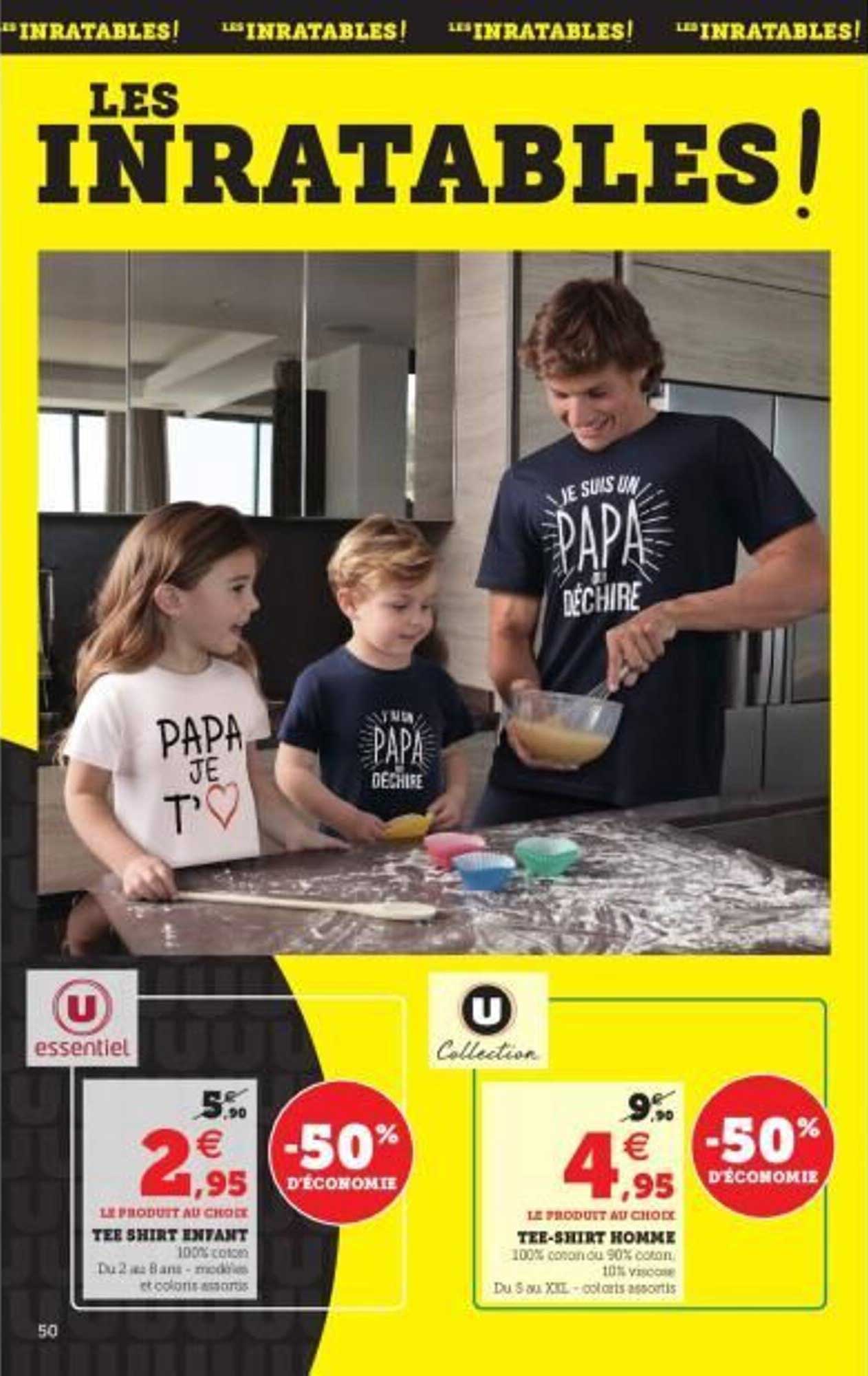 tee shirt enfant, tee-shirt homme collection u