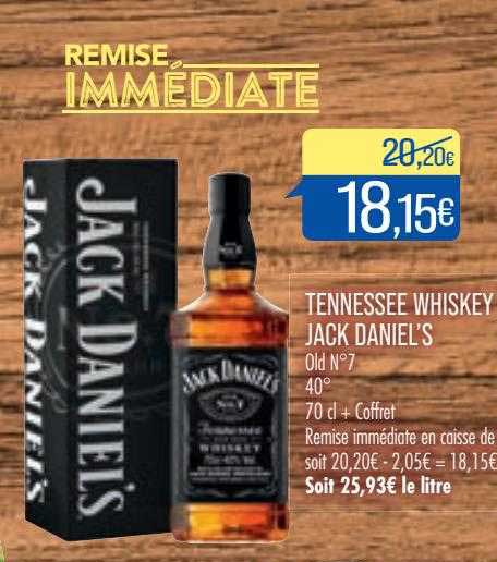 tennessee whiskey jack daniel's