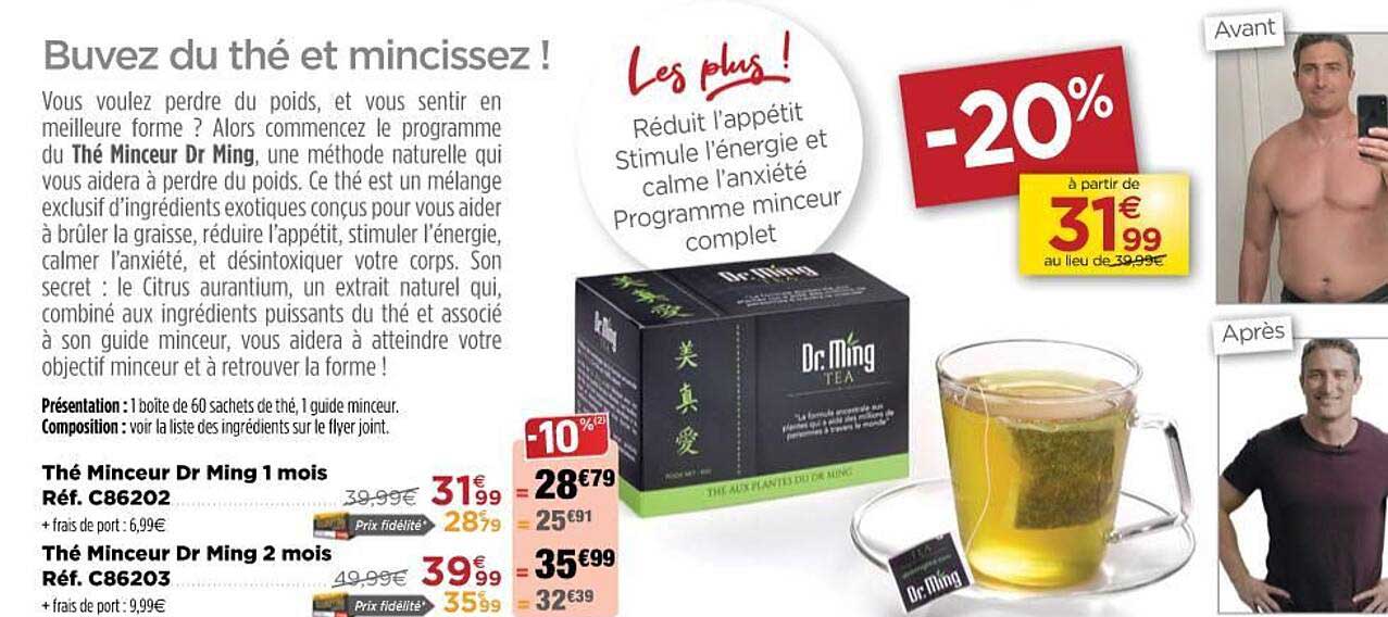 thé minceur dr ming