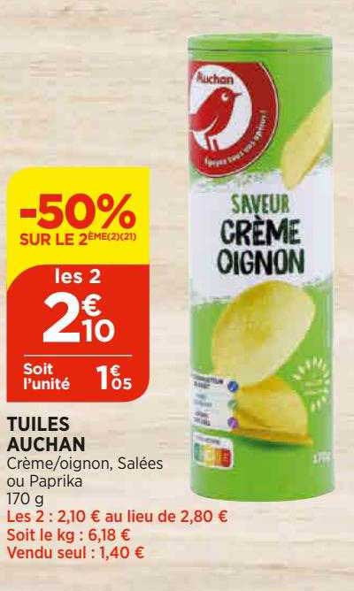 Tuiles Auchan
